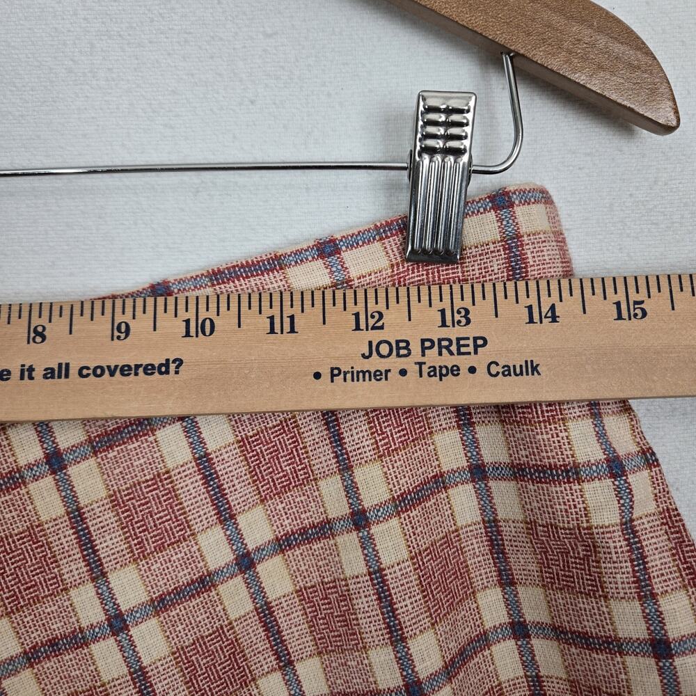 Vintage Beverly Paige Plaid Maxi Skirt Sz 14* Multicolor Union Made Preppy READ - Picture 10 of 13